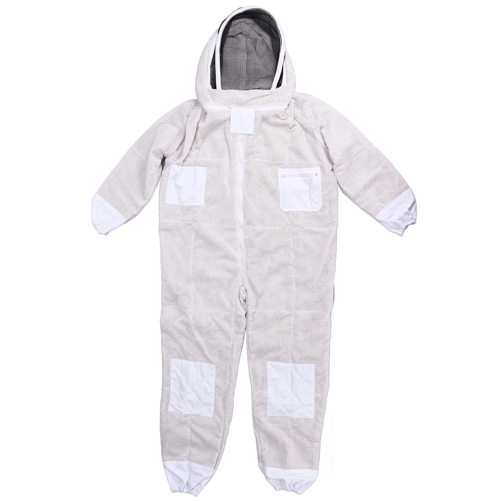 Tuta da ape siamese professionale ventilata con cerniera per apicoltore, e leggera, adatta per le stagioni autunnali e invernali (XXL)