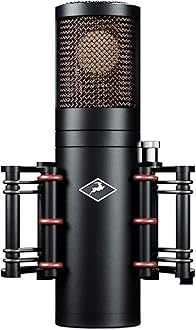 Antelope Audio Edge Go Large Diaphragm Condenser USB C Microphone for PC, Computer & Desktop — Studio Mic for Audio Voice, Music Recording, Live Streaming & Podcasting — Black Mic w/ 18 Vintage Models