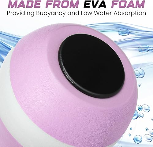 Miniatura 4 de VIDELLY 2 mancuernas de agua para ejercicio acuático, para piscina, fitness, ejercicio aeróbico acuático, mancuernas de espuma, resistencia para