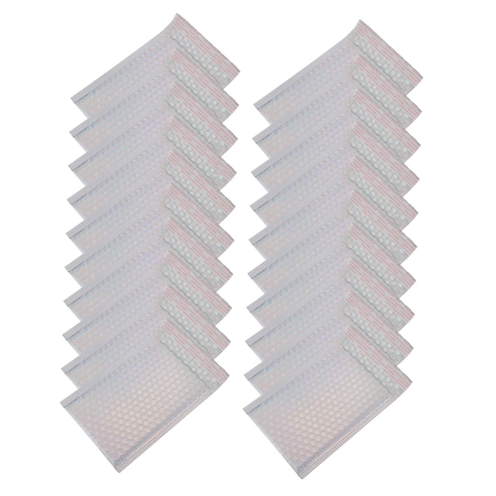 STOBOK 60 pcs Bubble Bag self Sealing Mailer Pouch Bubble Cushioned Pouches mailing Shipping Bags Bubble mailers Bubble envelopes Thickened Logistics Bags Small Bubbles Adhesive or