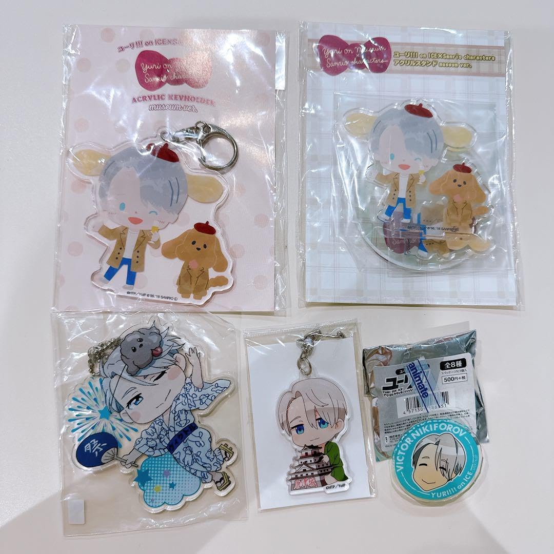 ユーリ on ICE ヴィクトル 5点セット ユーリ!!! on ICE 銀盤缶バッジ他 13