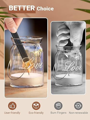 Miniatura 3 de Encendedor de velas para mujeres y hombres encendedores eléctricos de plasma recargables sin llama, regalos de Navidad, regalos de cumpleaños para