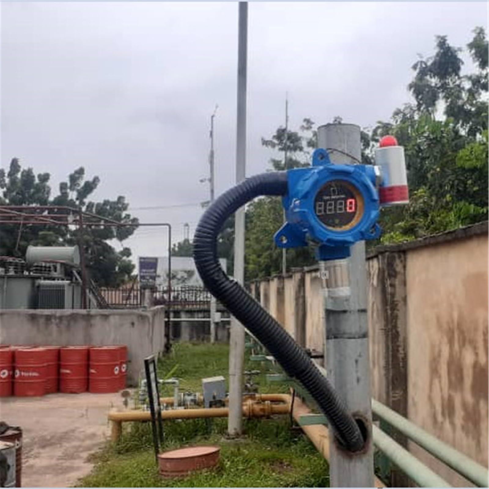 Détecteur de CO Fixe IP65, Protection de sécurité étanche à la poussière et à l'eau, détecteur de gaz de monoxyde de Carbone en Ligne