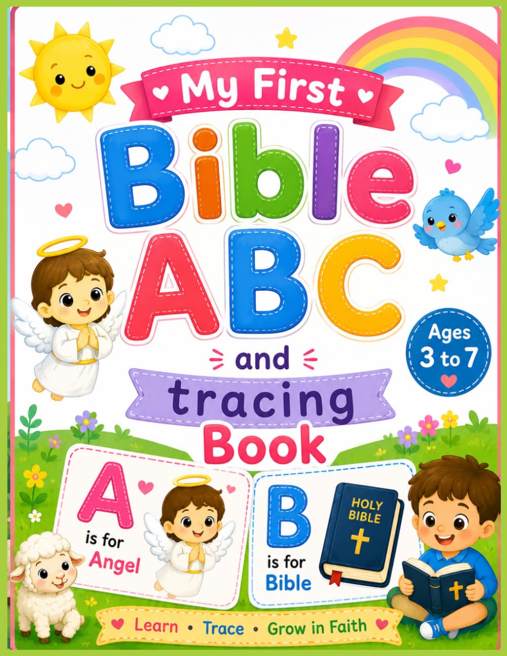 My First Bible ABC and Tracing Book: Christian Alphabets and tracing book, letters tracing