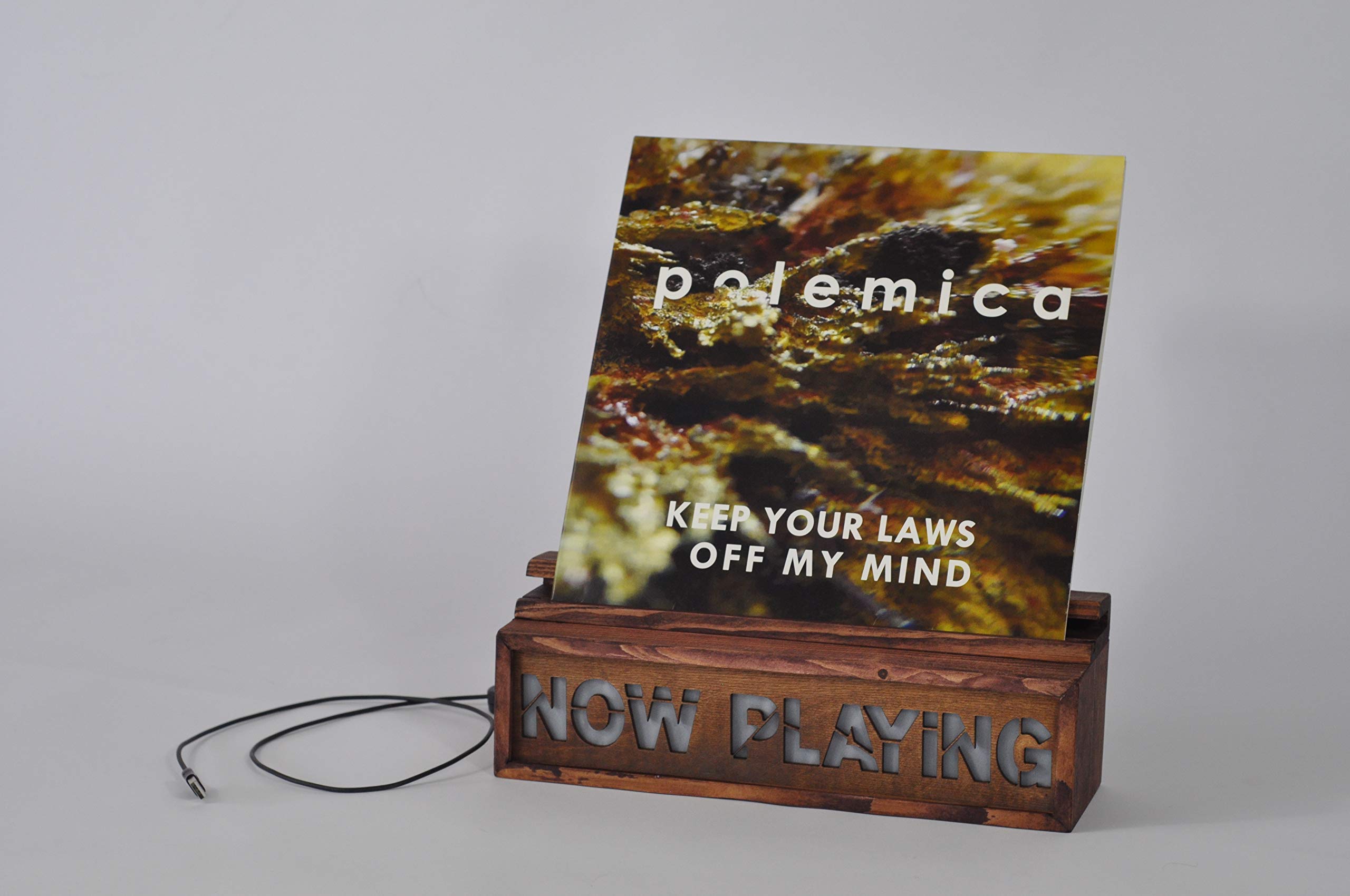 Buy Handmade Now Playing Vinyl Record Storage Album Cover Display Stand