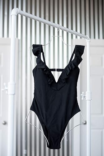 Miniatura 2 de NAHANCO BFWC12 - Colgador de traje de baño con forma de cuerpo de alambre para mujer, cromado (paquete de 12)