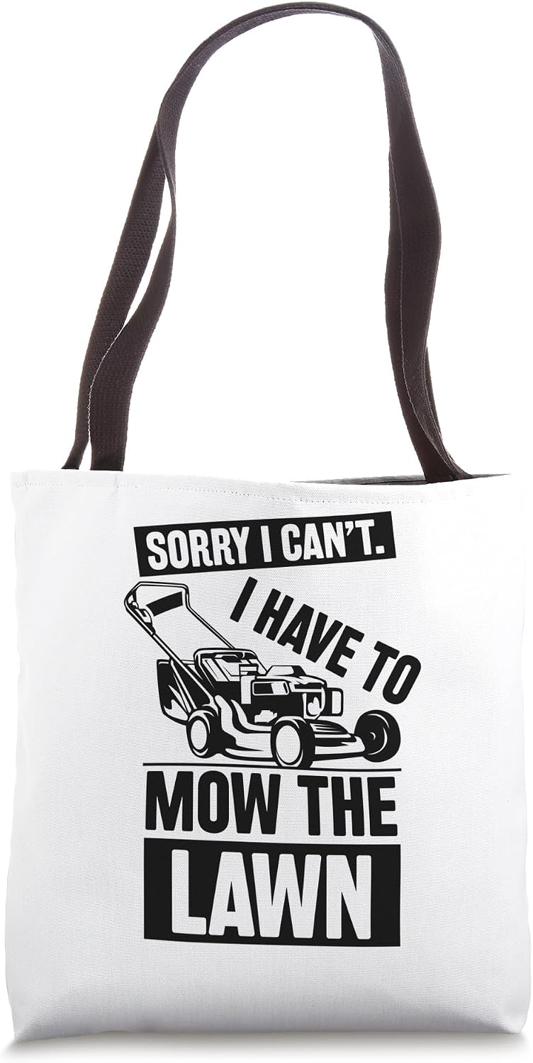 Lawn Care Mowing Machine Lawnmower Lawn Mowing Tote Bag