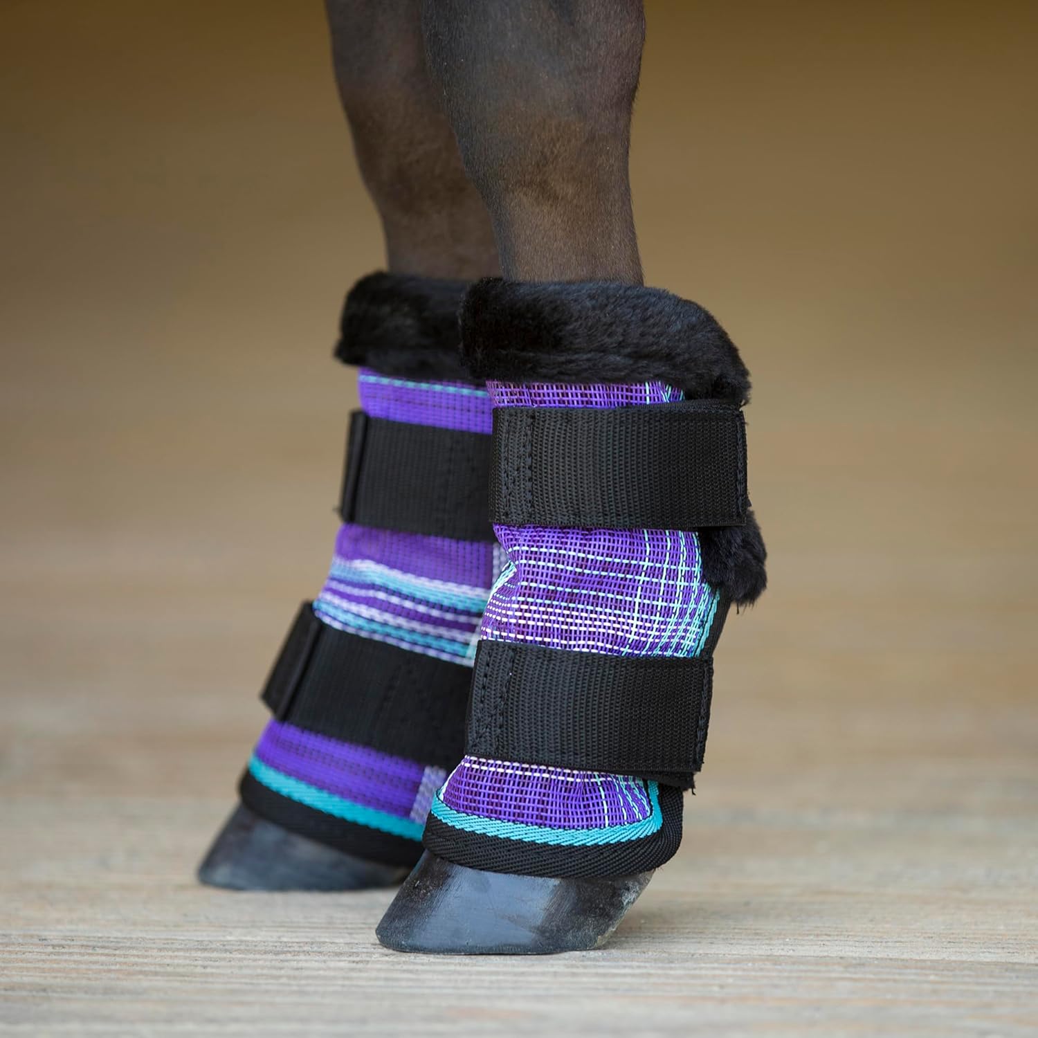 Kensington KPP Miniature Horse Fly Boots - Fly Pony Horse Boots Perfect for Equine Leg Wraps and Maximum Horse Fly Protection