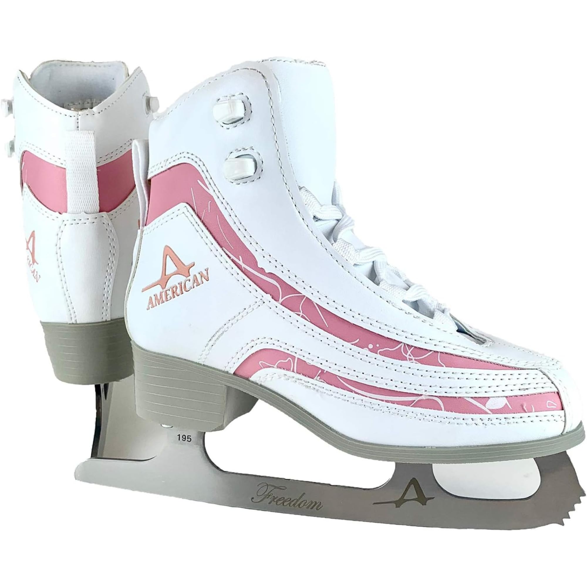 American Athletic Shoe Girl's Soft Boot Ice Skates