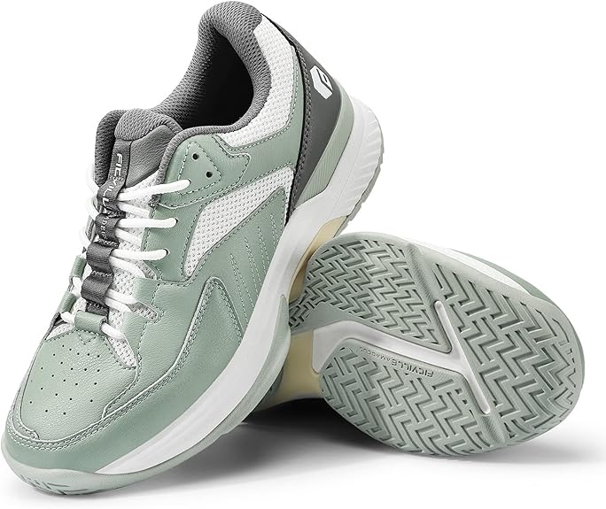 FitVille Women's Pickleball Shoes Wide Court Shoes Tennis Shoes with Arch Support
