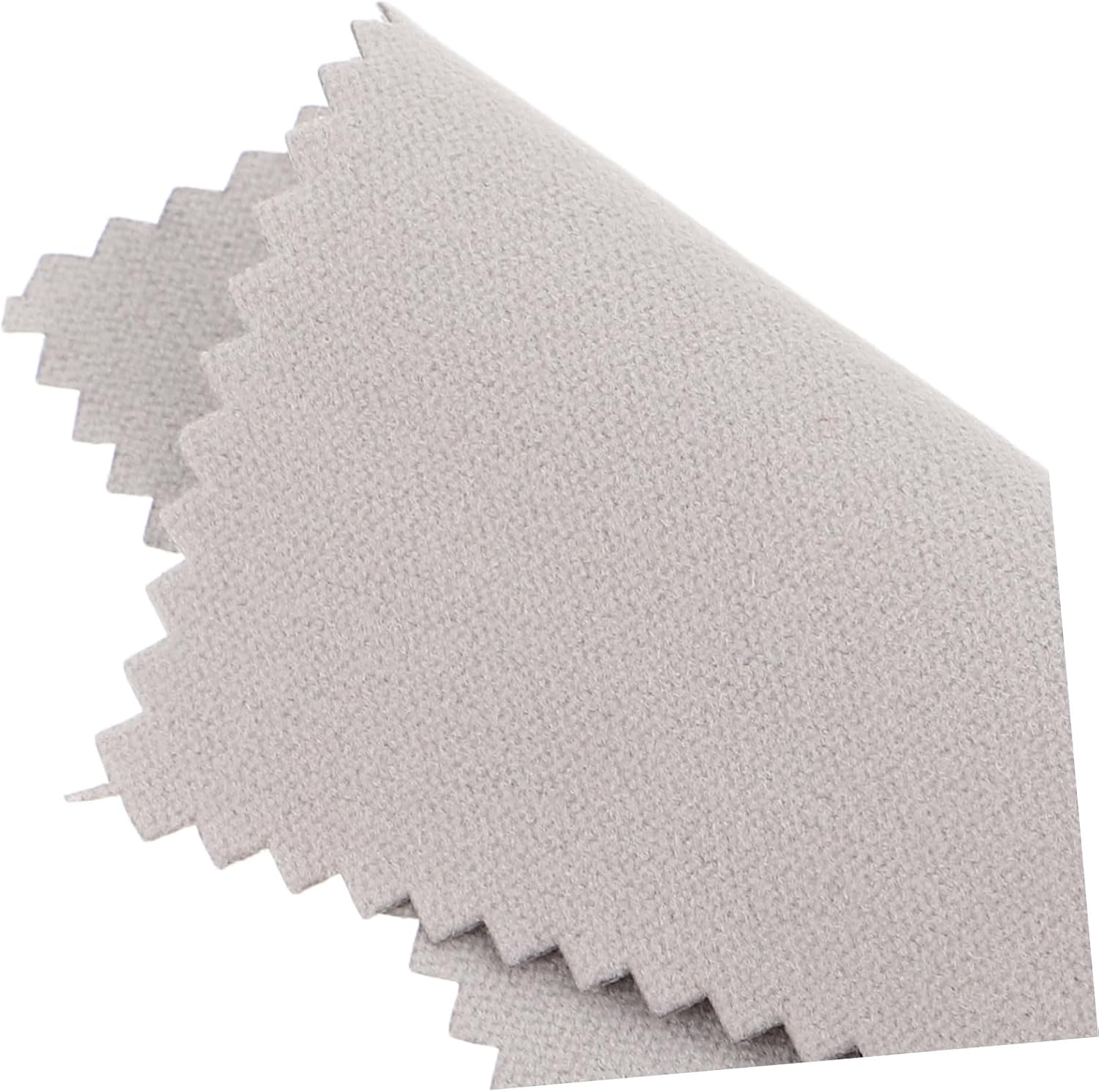50pcs Suede Jewelry Polishing Cloth 8x8cm for Silverware Rings