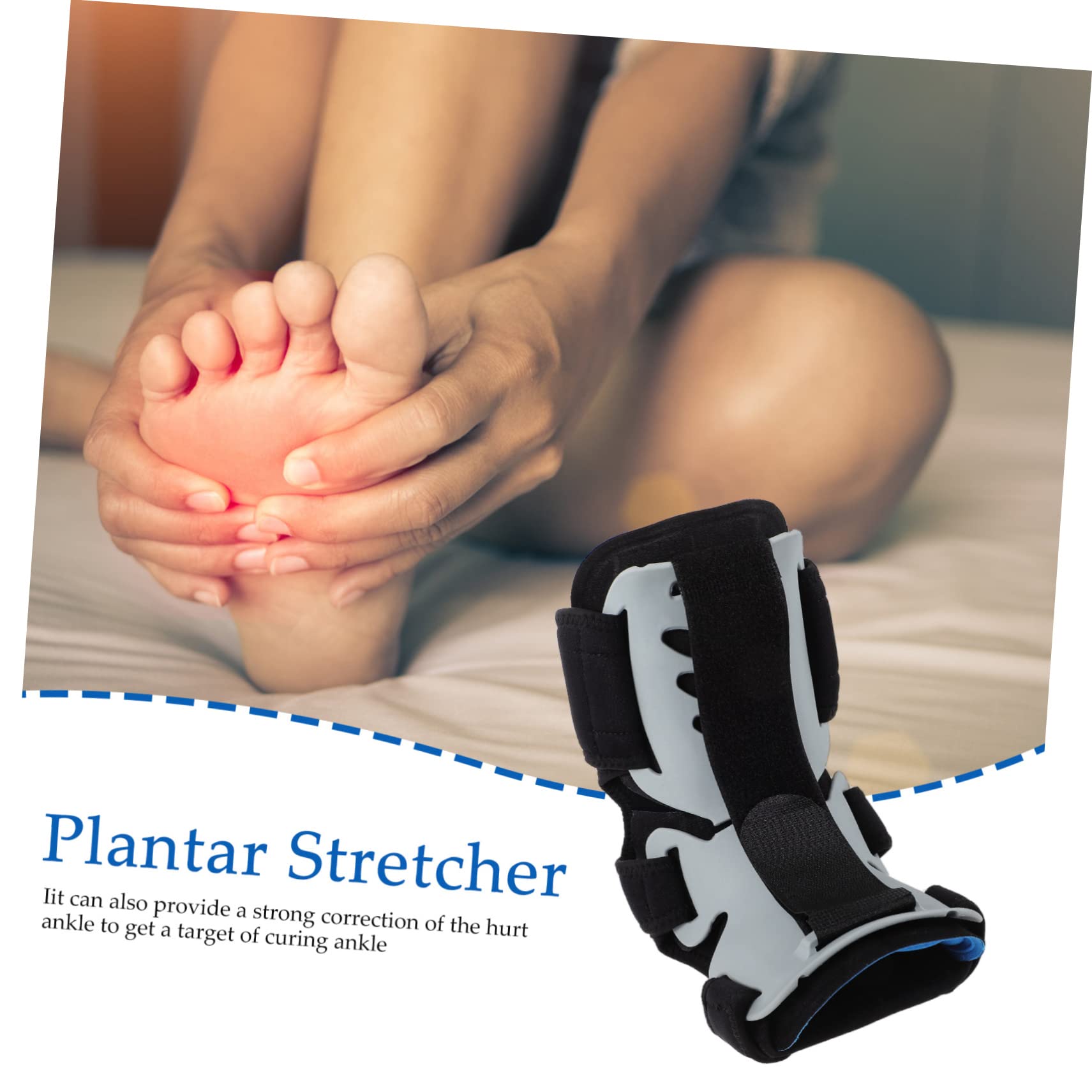 FOMIYES Djustable Foot Drop Brace Plantar Fascia Fixator Foot Varus Orthotic Foot Correction Belt