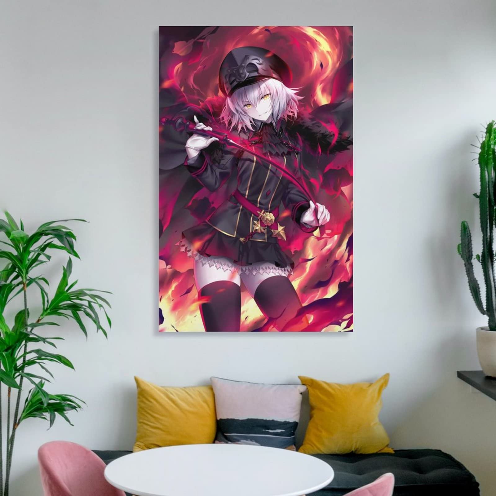 Amazon.co.jp: 絵画 ジャンヌ・オルタ FGO ポスター プリントアート