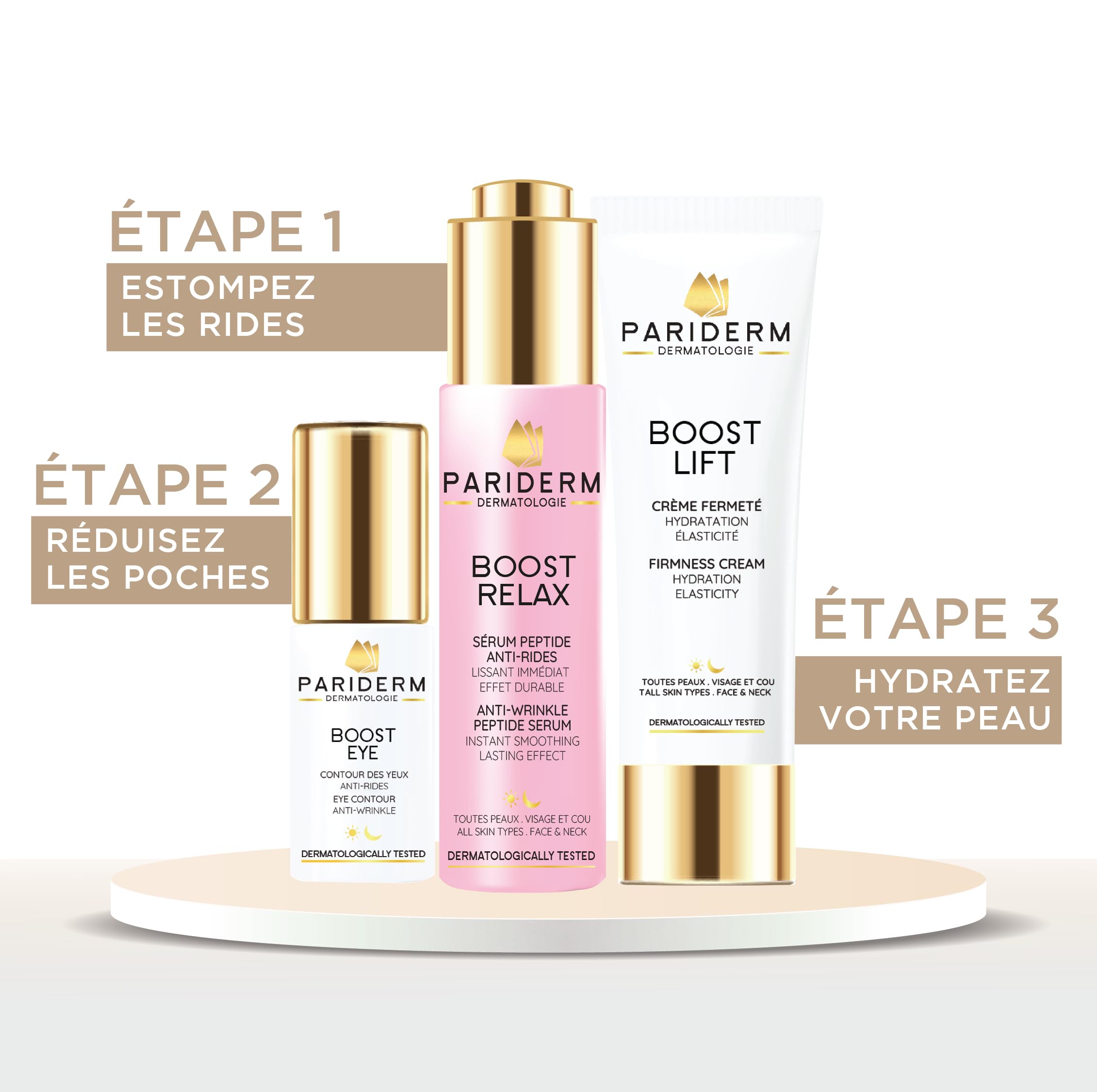 BOOST LIFT – Crème Fermeté, Hydratation, Elasticité – Soin Visage Anti-âge – Pour tous Types de Peaux – 50 ml