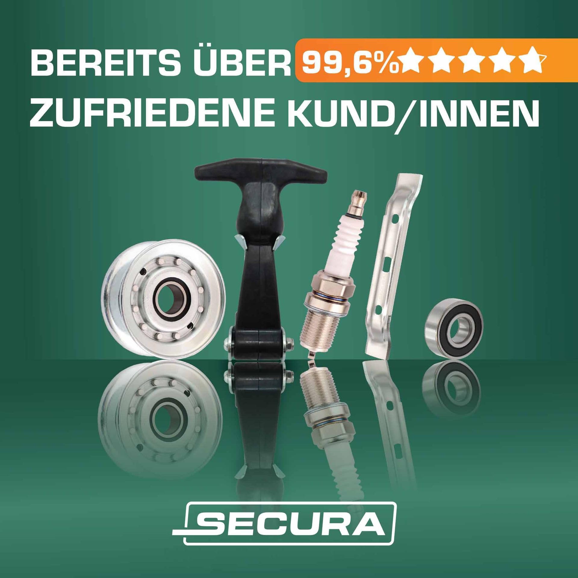 Secura Topcase Motorradkoffer schwarz 32 L abschließbar mit Rücklicht