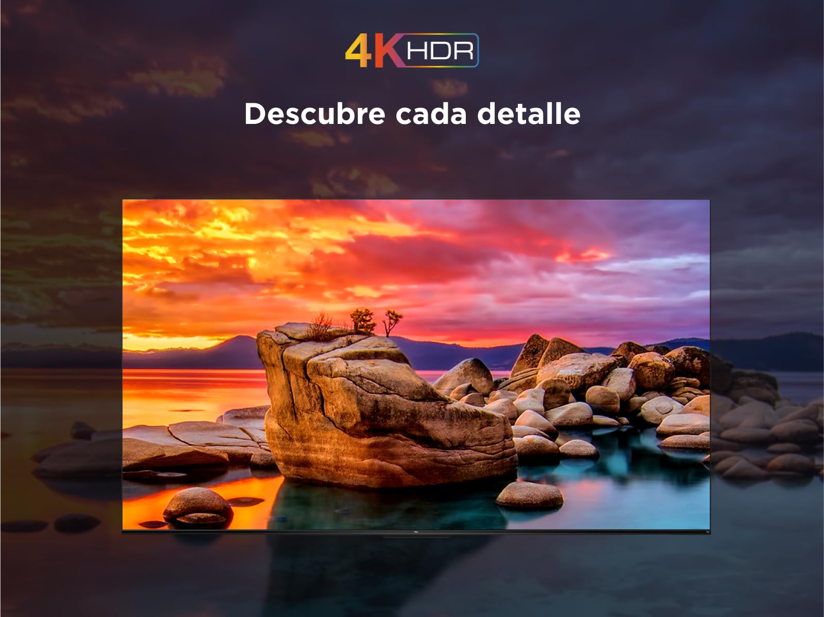 TCL 55PF650A Televisor 55 Pulgadas 4K UHD, Smart TV con Fire TV, Dolby Vision y Atmos, AirPlay 2, HDR10, DTS, Game Master, Control por Voz Alexa