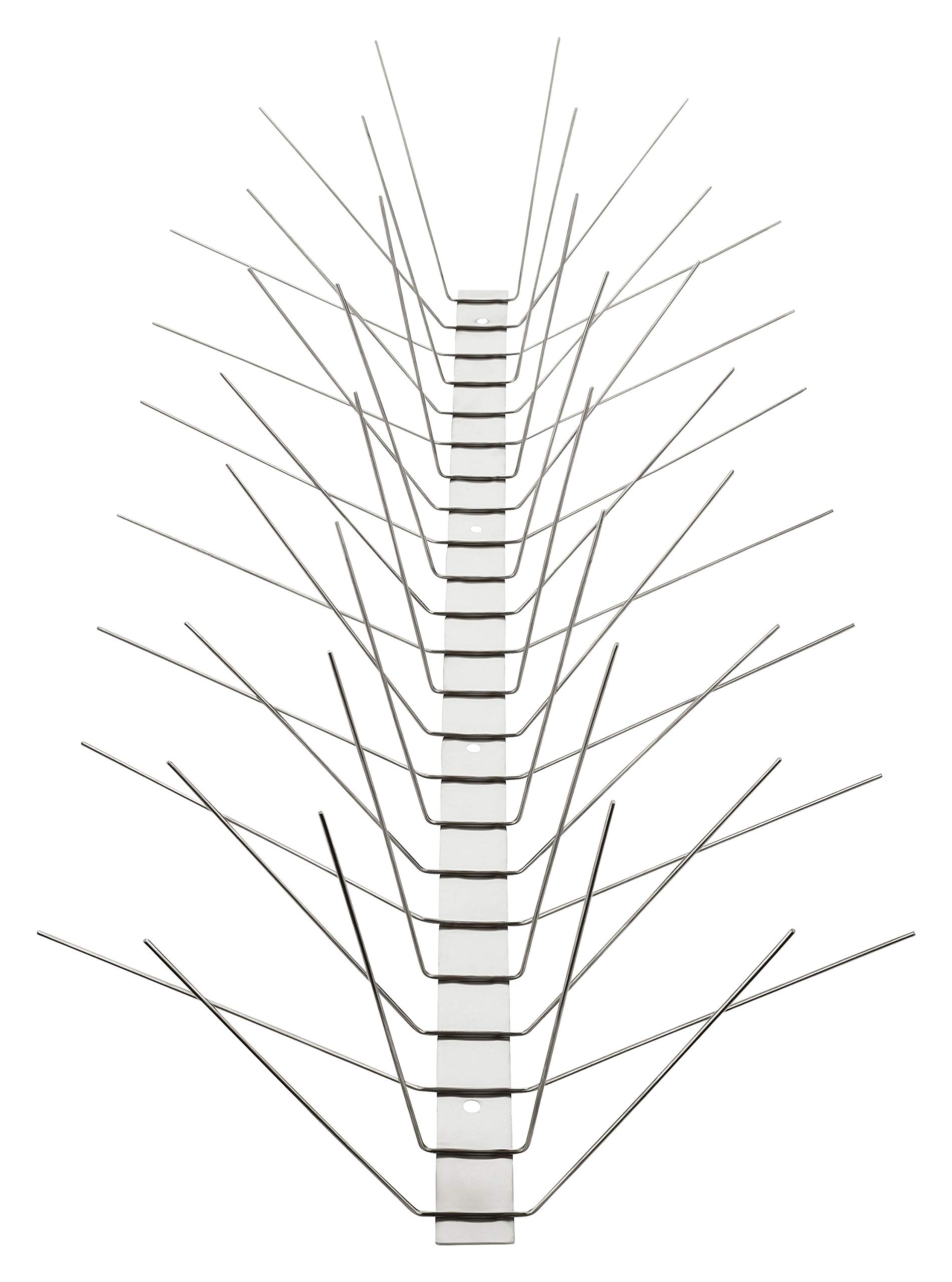 Taubenabwehr Spikes aus Edelstahl – 6-reihiger Taubenschutz & Vogelabwehr für Balkon Dach Fensterbank – wetterfest rostfrei langlebig Vogelschreck System – 5 Meter Länge (10 x 50 cm)