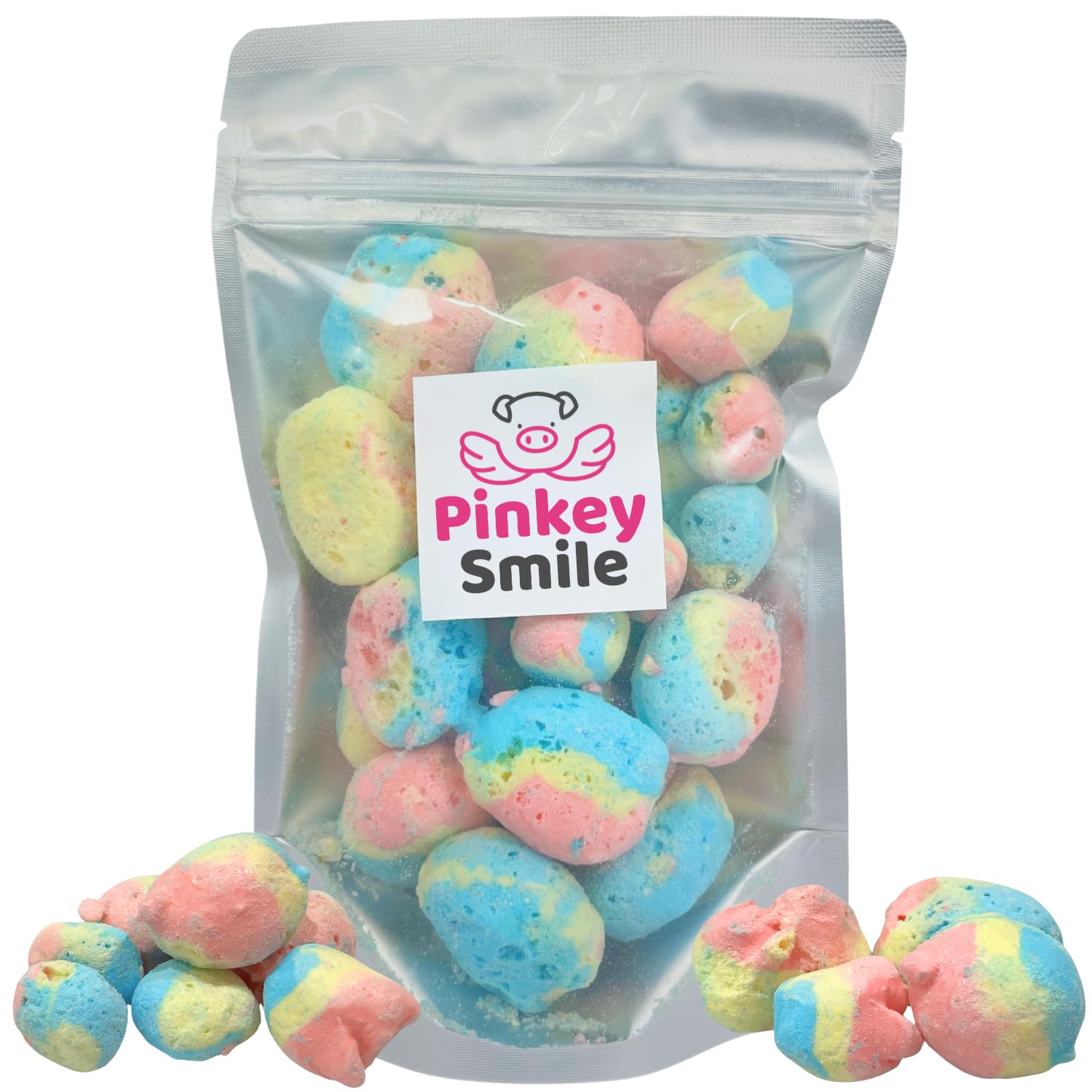 Shaved Ice Flavored Freeze-Dried Taffy 2 oz – Crunchy & Airy Snack – Bite-Size Pieces – Ships in Box – Bold Taste & Light Texture
