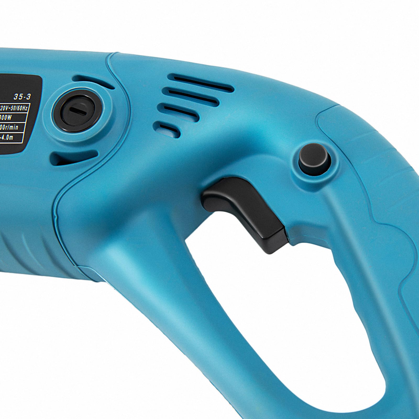 vibratore elettrico per calcestruzzo, 1300 W, 4300 giri/min, compressore per calcestruzzo, 3,5 cm, diametro onde vibranti, lunghezza 1,5 m