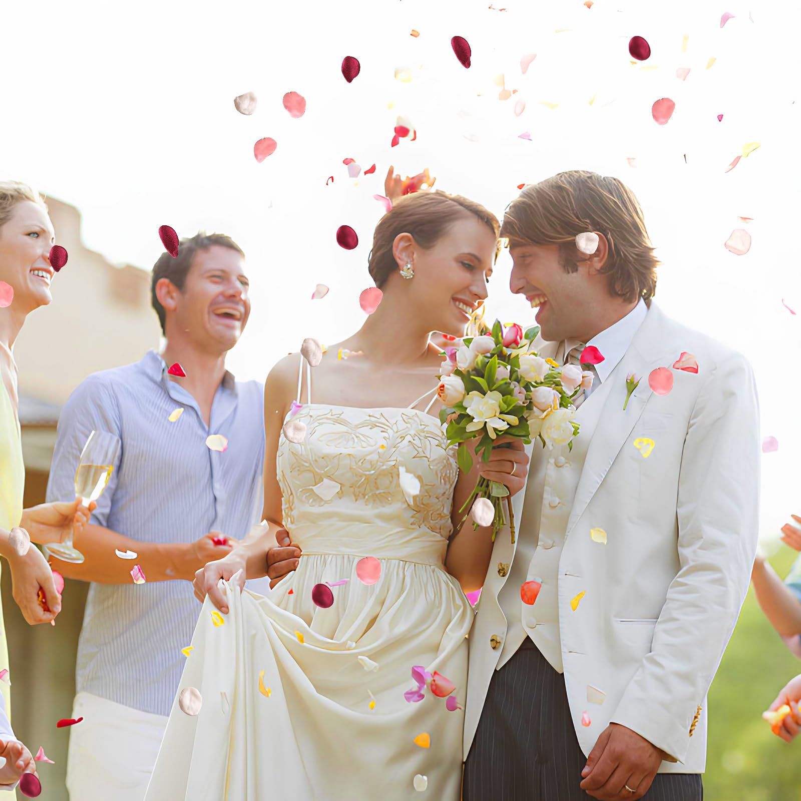 Petale De Rose,1500 Pièces Pétales De Rose Artificiels,Petale