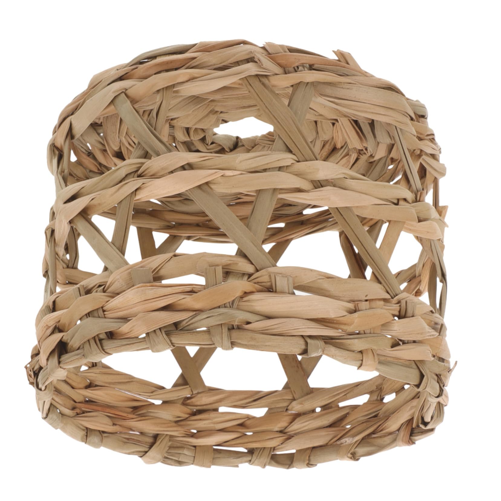 jojofuny Rattan Straw Lampshade Ceiling Lamp Shade for Vintage Chandelier Bedroom Decorative Light Accessories