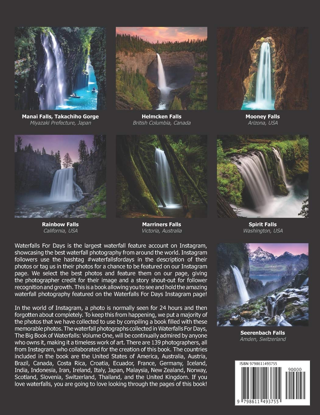 Waterfalls For Days: The Big Book of Waterfalls: Volume One