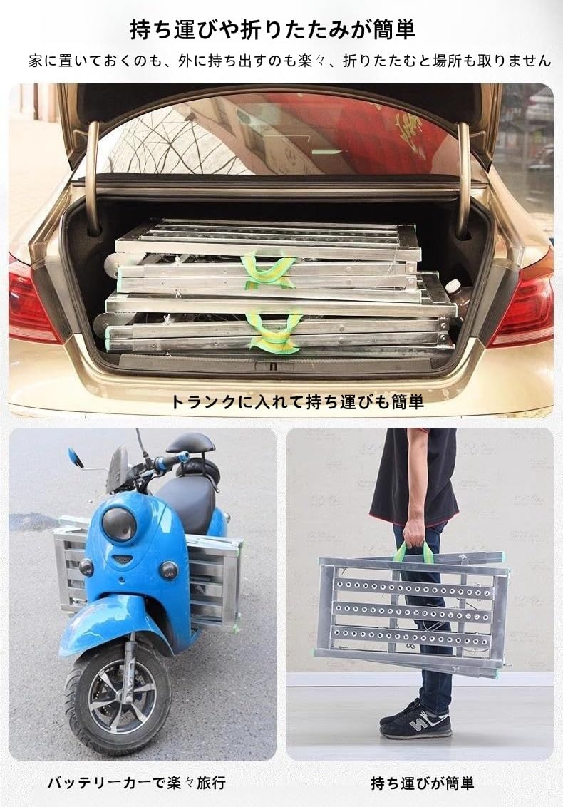 Amazon.co.jp: lzysmxw 足場台 折りたたみ式 洗車台 踏み台 脚立作業台