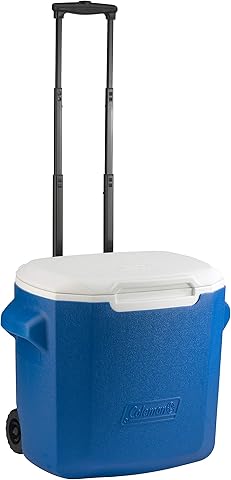 Coleman 28 QT Performance Wheeled Cooler - Nevera con Ruedas, Capacidad de 26 litros, Nevera Portatil y Rigida, Porta Alimentos