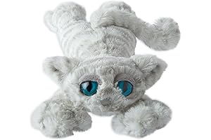 Lavish Lanky Plush Cats Snow 14 inches: Enchanting and Huggable Toy