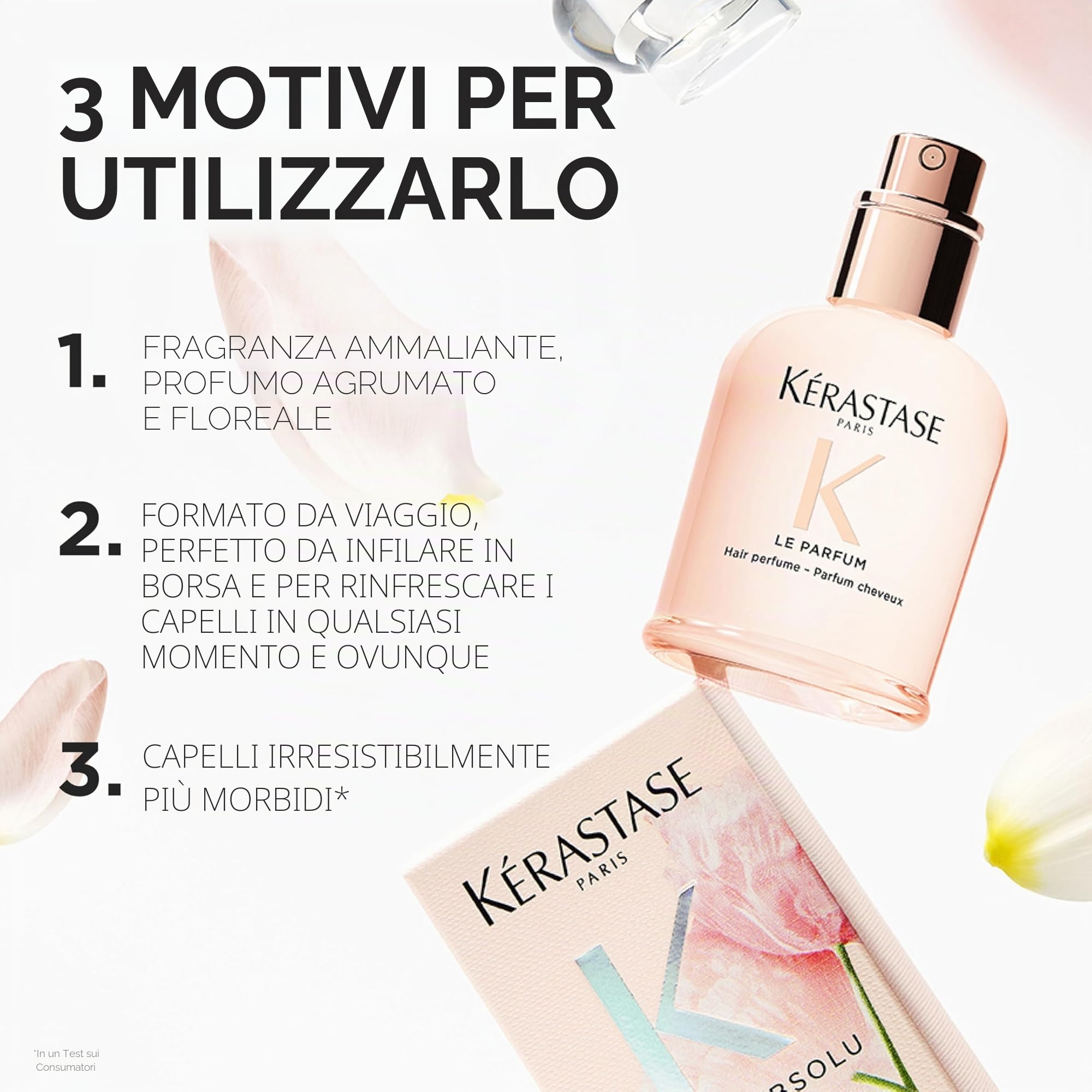Kérastase Gloss Absolu Le Parfum 30ml Profumo Capelli Fragranza Floreale Anticrespo