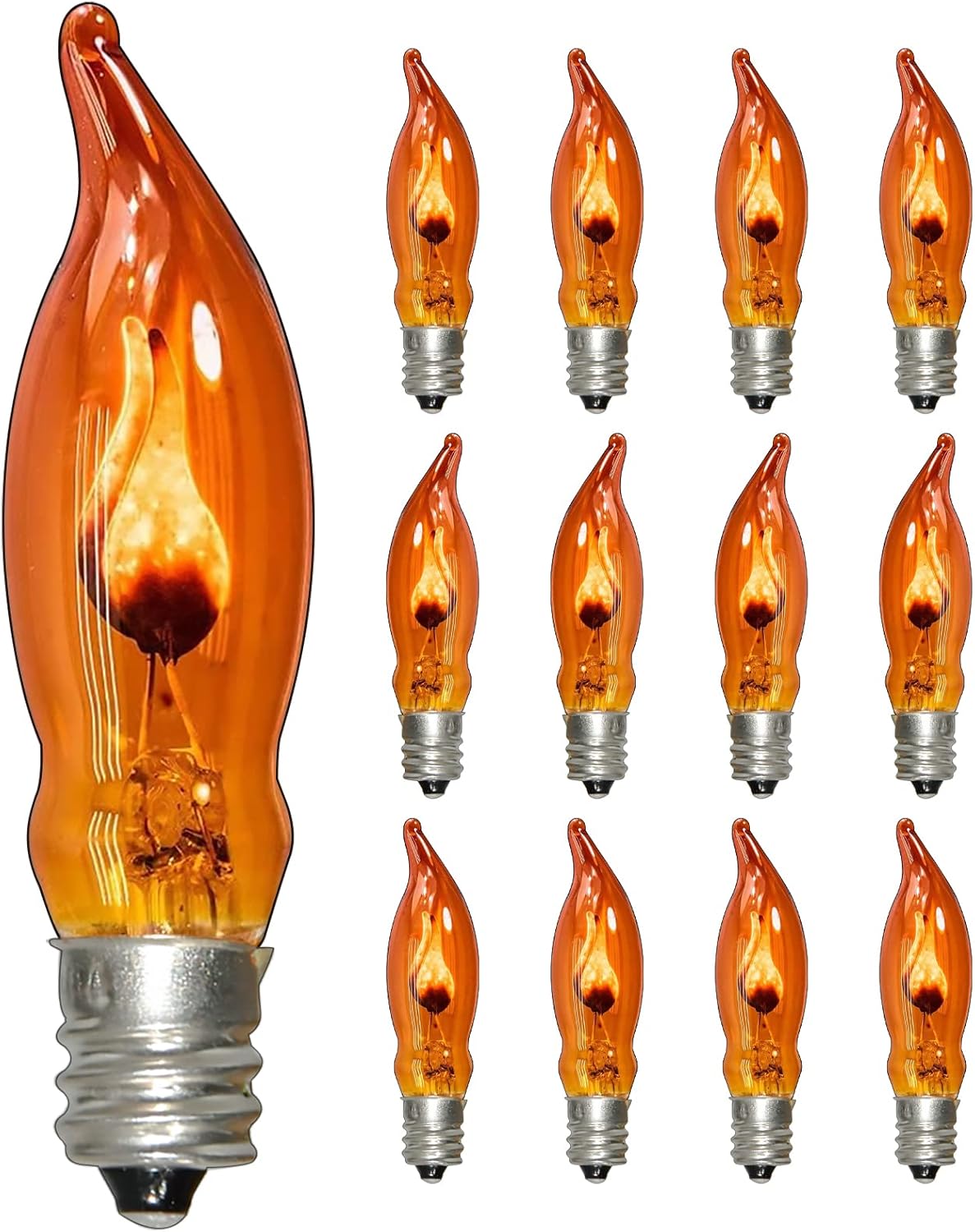 Pallerina Flicker Flame Light Bulbs, Flicker Flame Shaped Light Bulbs