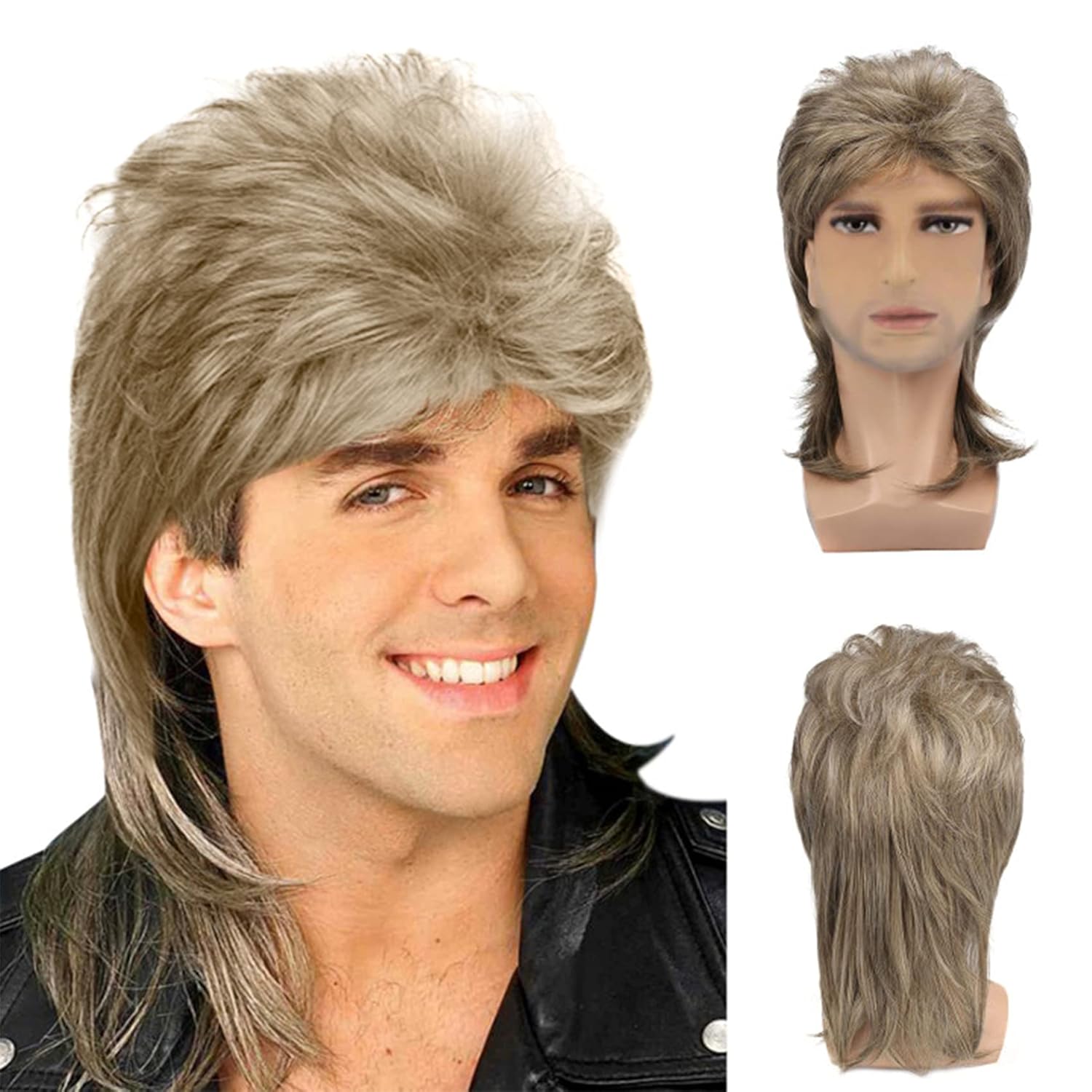 reversible half wigs