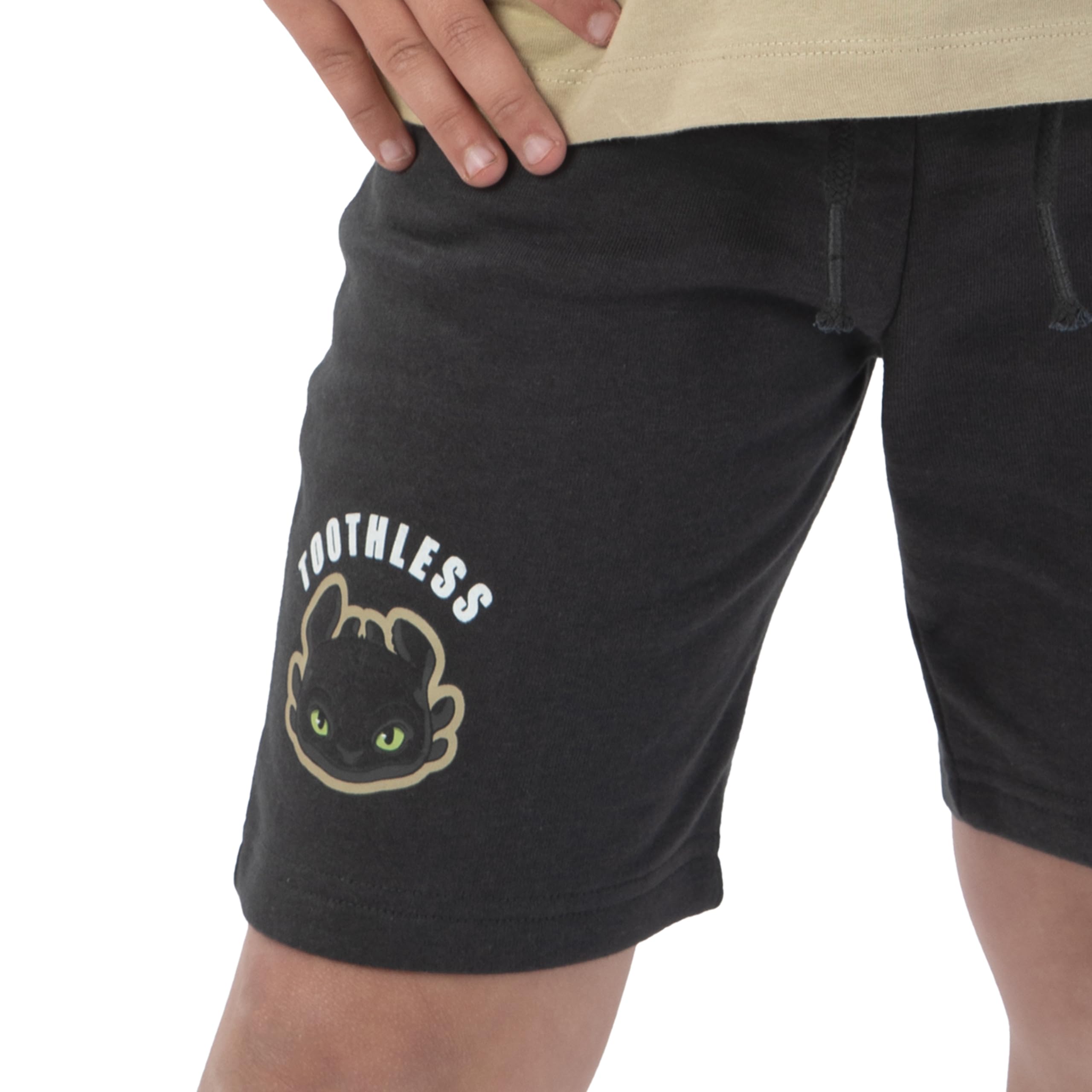 How To Train Your Dragon Conjunto De Camiseta Y Pantalón Corto Para Niño, Camiseta Y Short Desdentao Para Niño, Divertido Conjunto De Algodón