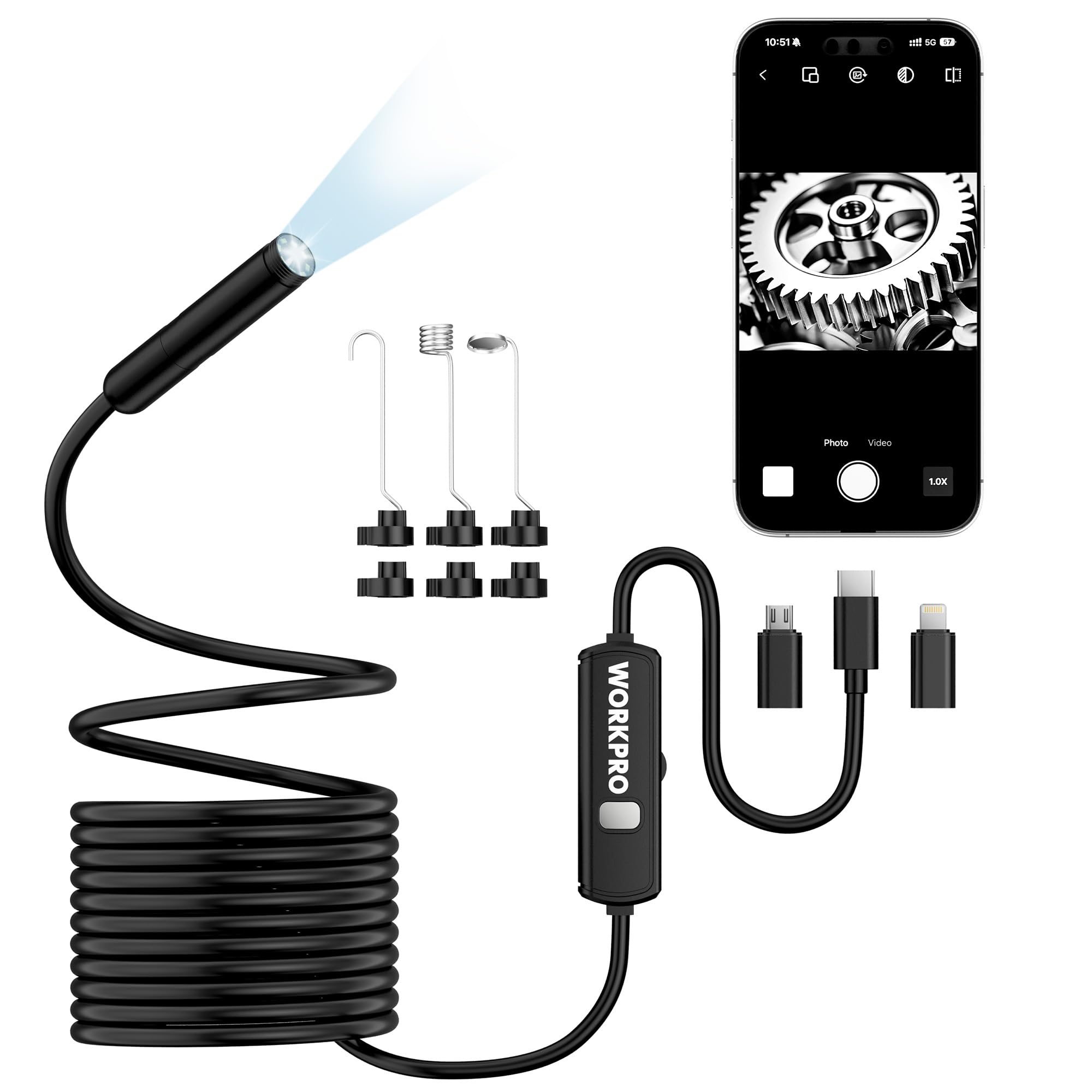 WORKPRO Industrial Endoscope