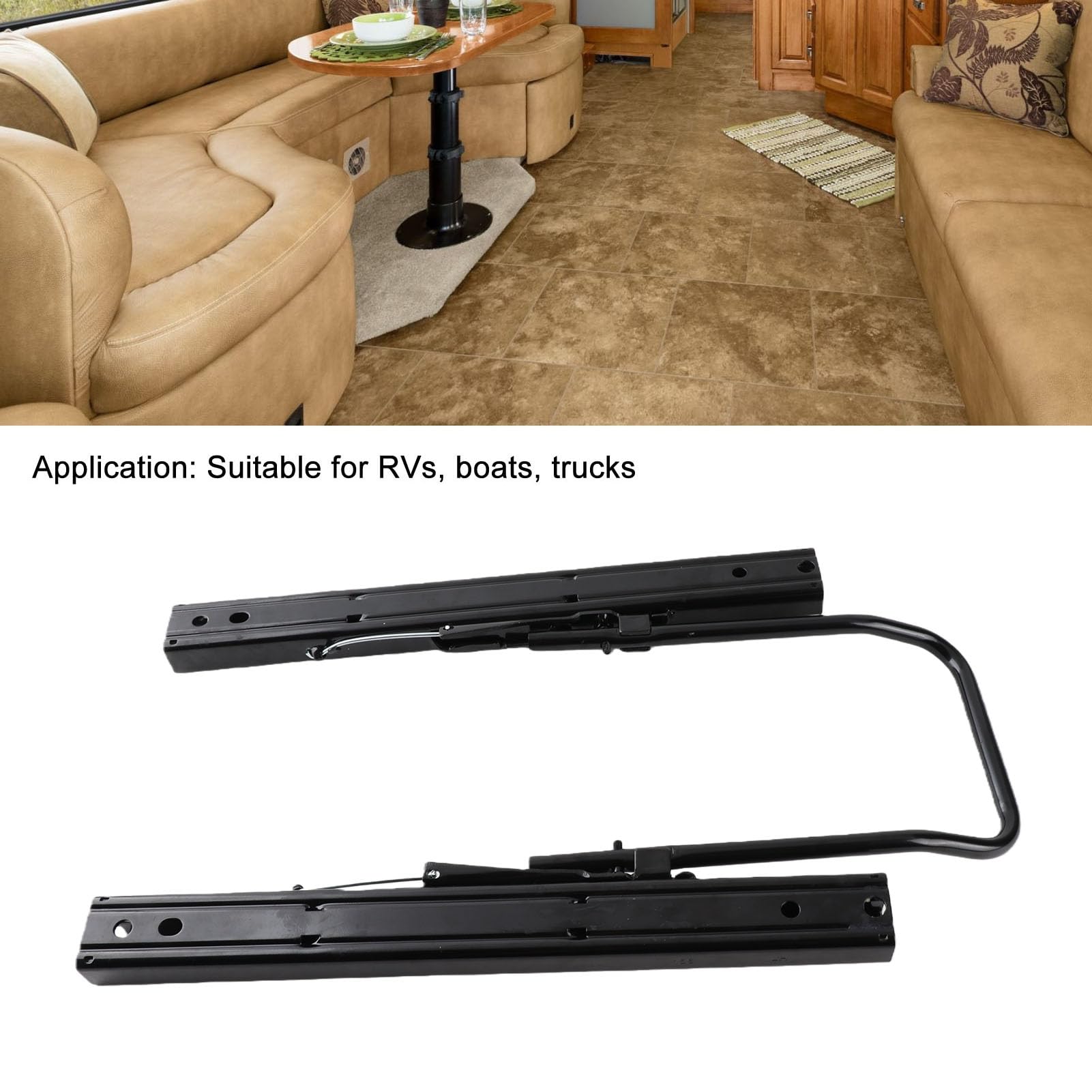 Seggiolino Auto Slider Tracks Sedile Slide Set Acciaio Doppio Bloccaggio Binari Staffe Kit Regolabile Sedile Slider Track per Barche Camion