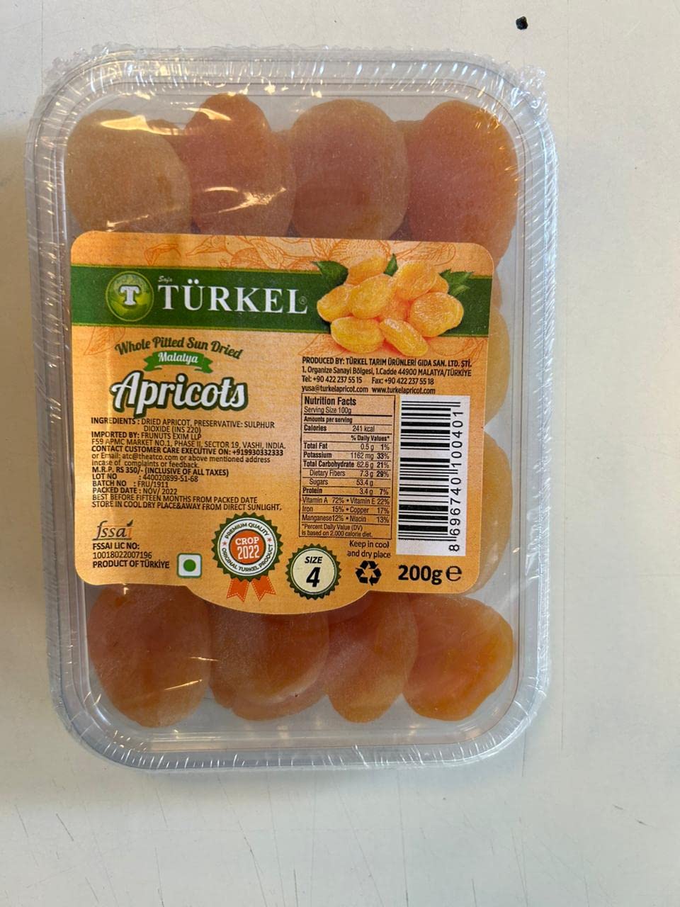 Old Farm Whole Pitted Sun Dried Apricots 2 x 200g (400g) (B09GNNXYVJ) Amazon Price History, Amazon Price Tracker