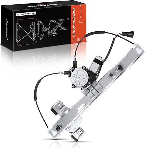 A-Premium Elevalunas eléctrico con motor (2 pines) compatible con Pontiac Grand Prix 2004 2005 2006 2007 2008 sedán trasero izquierdo del lado del