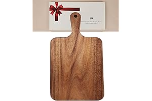 Selected Acacia Wood Cutting Board and Chopping Board with Handle: A Culinary Masterpiece