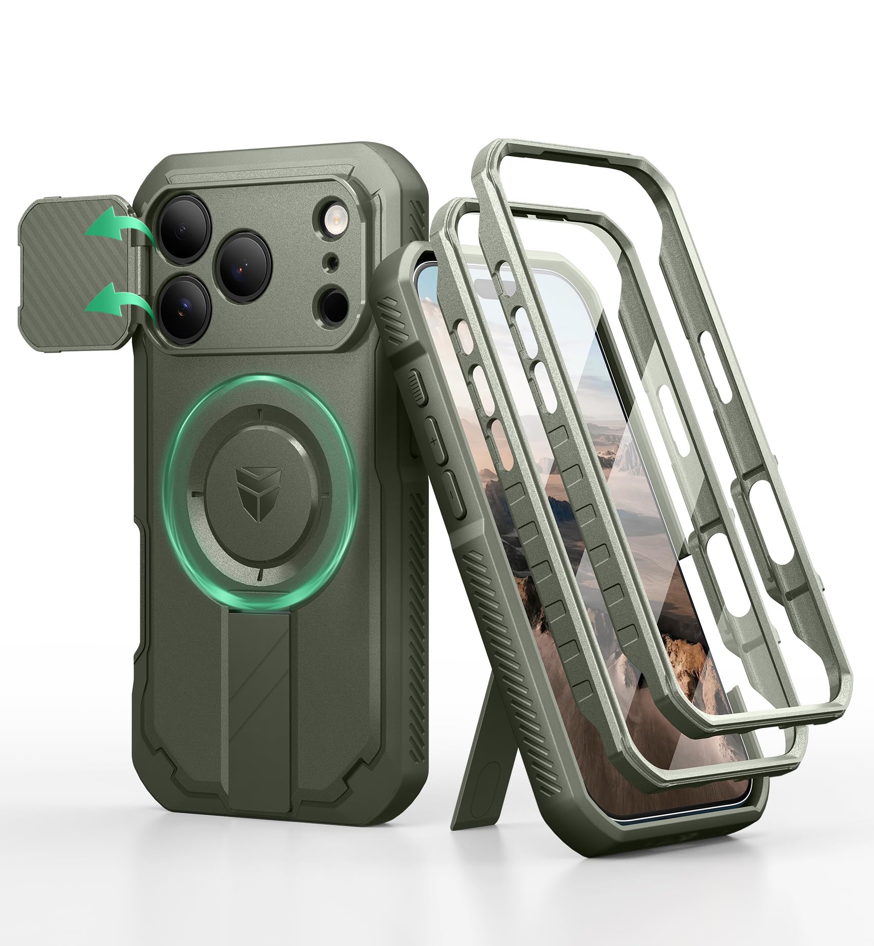 Amazon.co.jp: Dexnor iPhone 17 Pro用 ケース スライド式カメラカバー