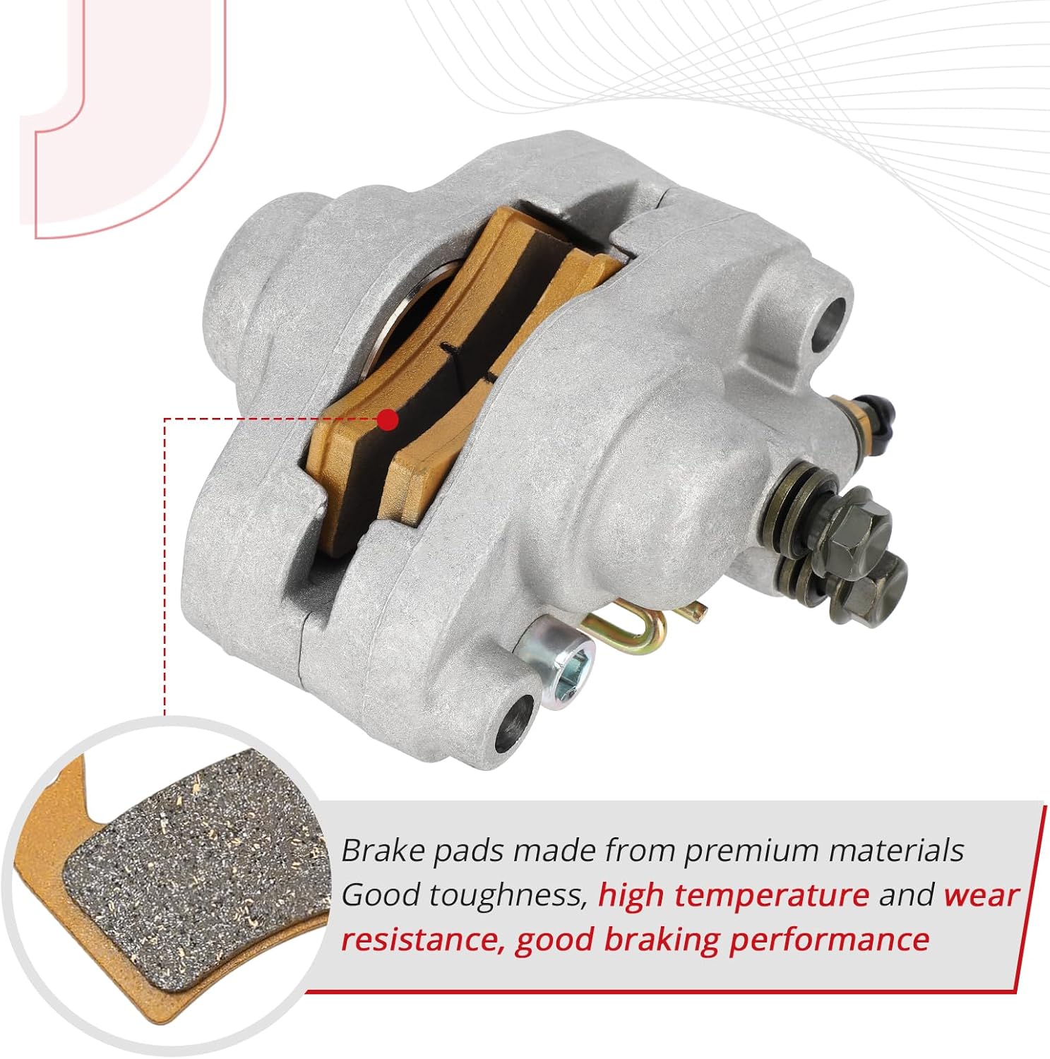Rear Brake Caliper Master Cylinder Compatible with Polaris Scrambler 400 500 Magnum 325 500 Xpedition 325 425 Trail Boss 325 330 Trail Blazer 250 400 Xplorer 250 400 Sport 400 1910449 1910367 1910270