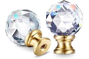 Mudder Crystal Lamp Finial: Timeless Elegance for Your Lamp Decor