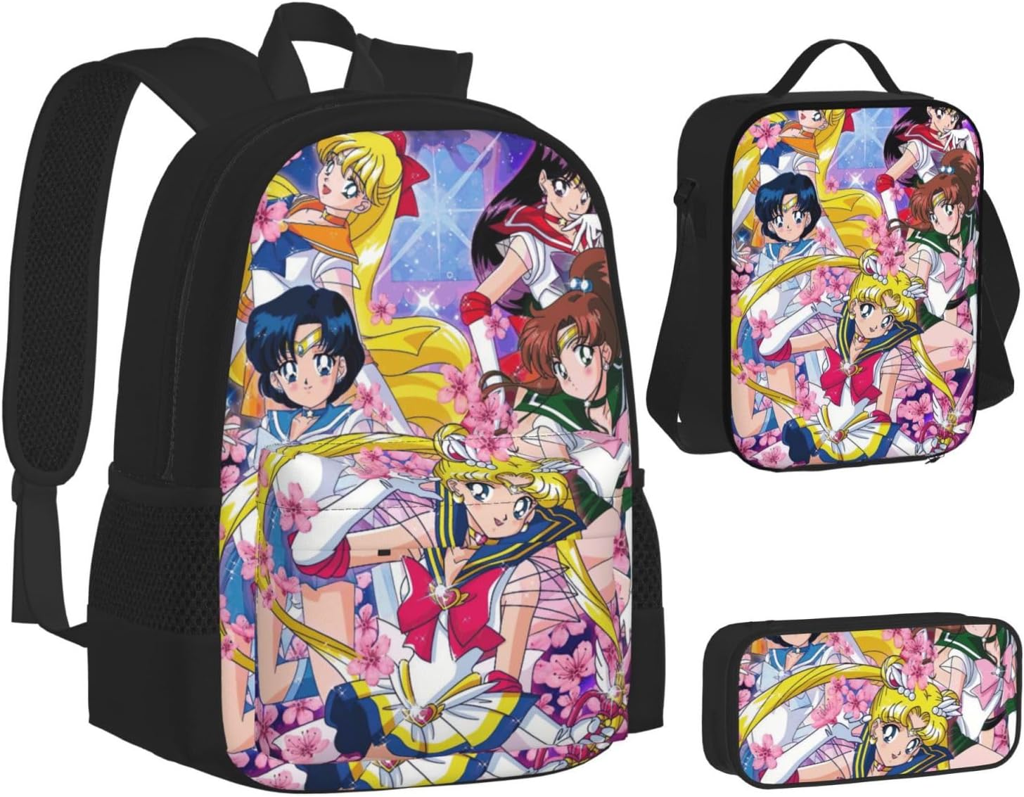 [CHAOJIMAIJIA] 美少女战士 保冷ランチバッグ 大容量 保冷保熱 折り畳み可能 防水 おしゃれ 男女兼用 会社 アウトド