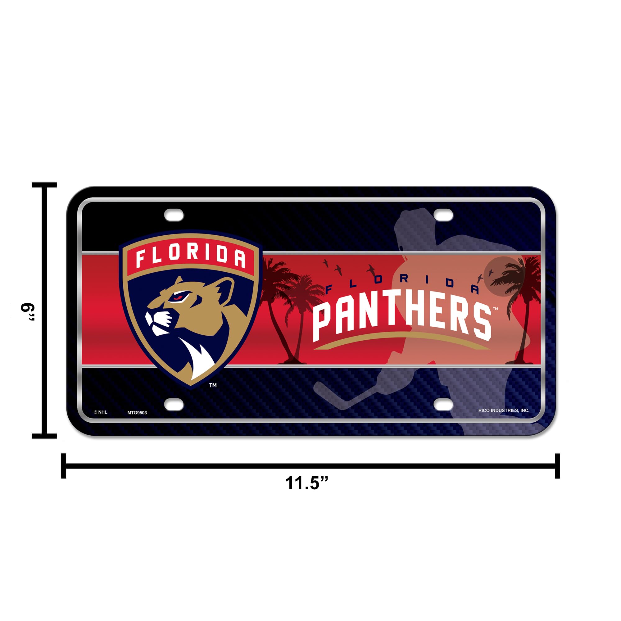 NHL Metall-Kennzeichenanhänger