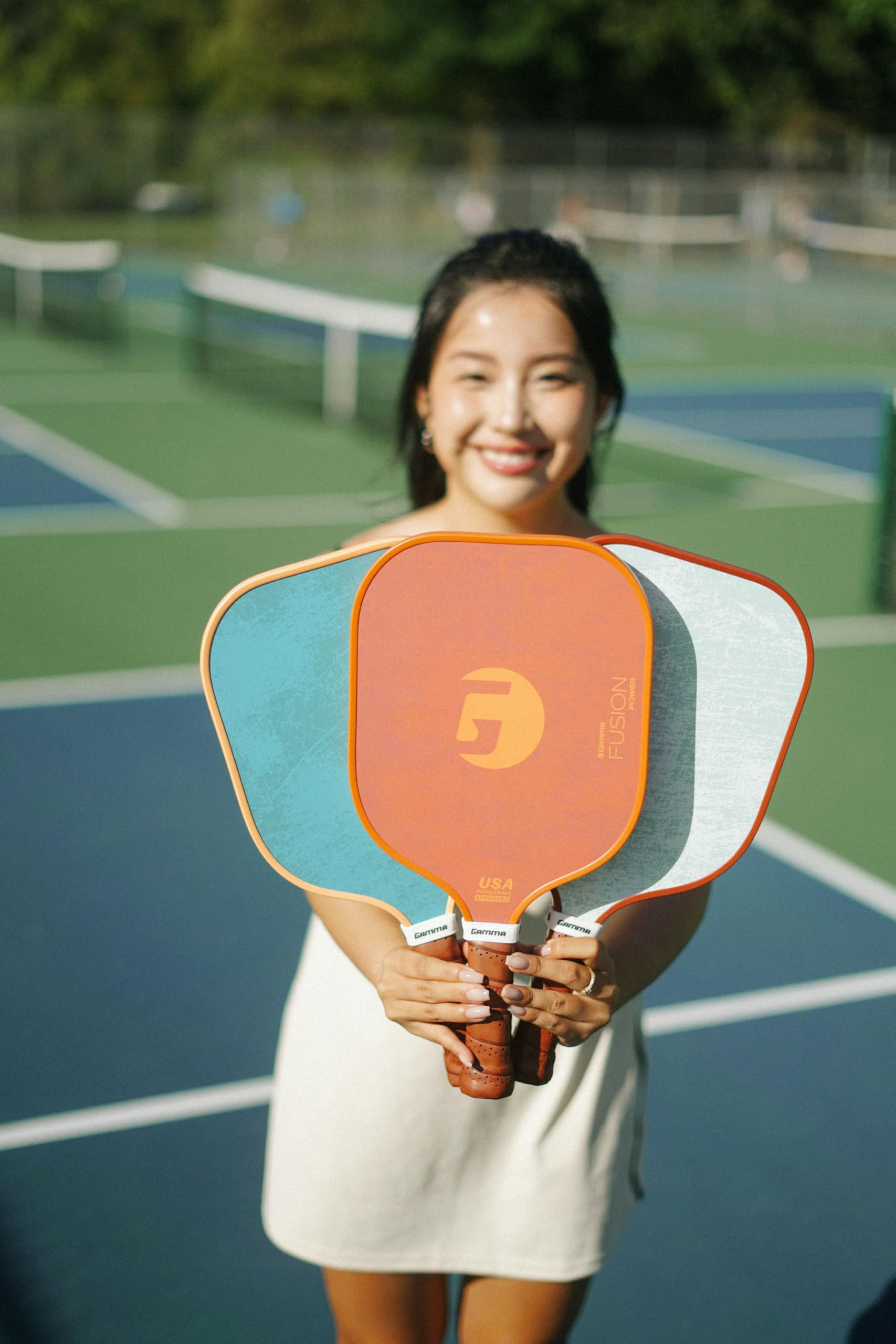 GAMMA Fusion Power - Racchetta da pickleball, stile ispirato al sud-ovest, colore: turchese