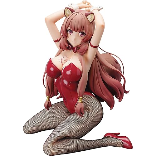 FREEing The Rising of The Shield Hero: Raphtalia (Bunny Style Version) 1:4 Scale PVC Figure, Multicolor