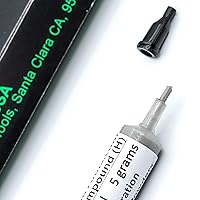 Vista 101 de TechDiamondTools - Pasta de pulido compuesto de diamante, grano de 2,000, 4-8 micrones para mármol, vidrio, metal, joyería, resina, plata, cromo