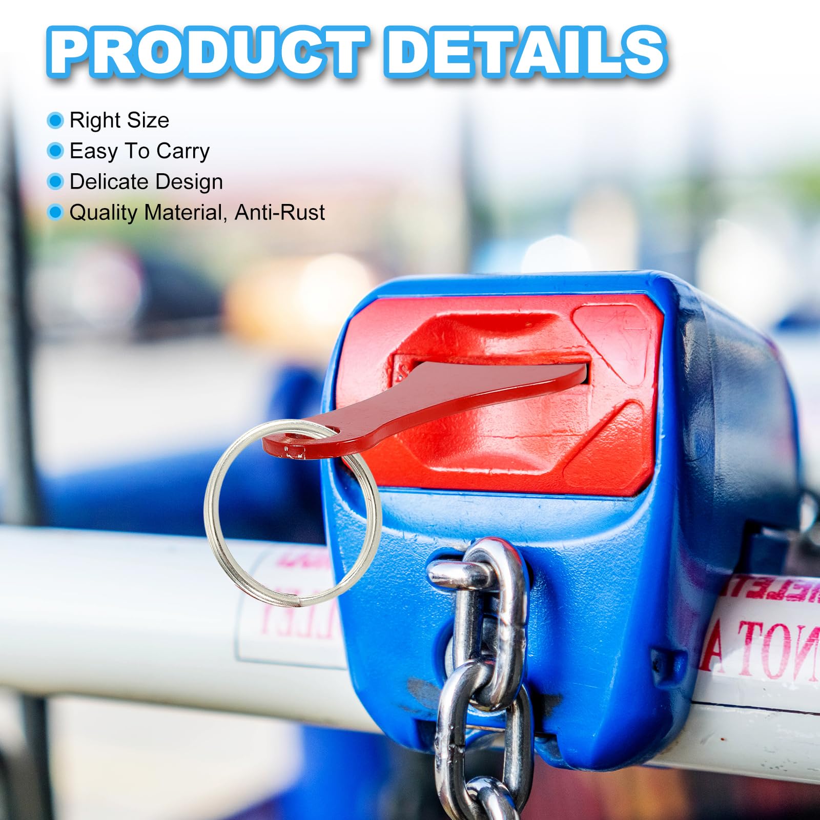PATIKIL Shopping Trolley Token Key Ring - Image 4
