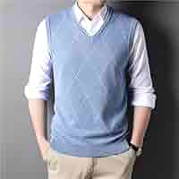 G/FORE ノースリーブベスト 青 サイズ1036 MEN'S】COOLMAXライン入りベスト12G〈ハイゲージ〉薄手 | 【公式