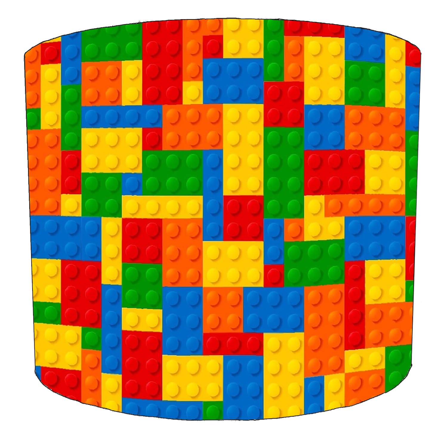 Colourful Building Blocks Bricks Lego Lampshade (9) in 3 Sizes for Ceiling Light Shade Pendant or Table Lamp