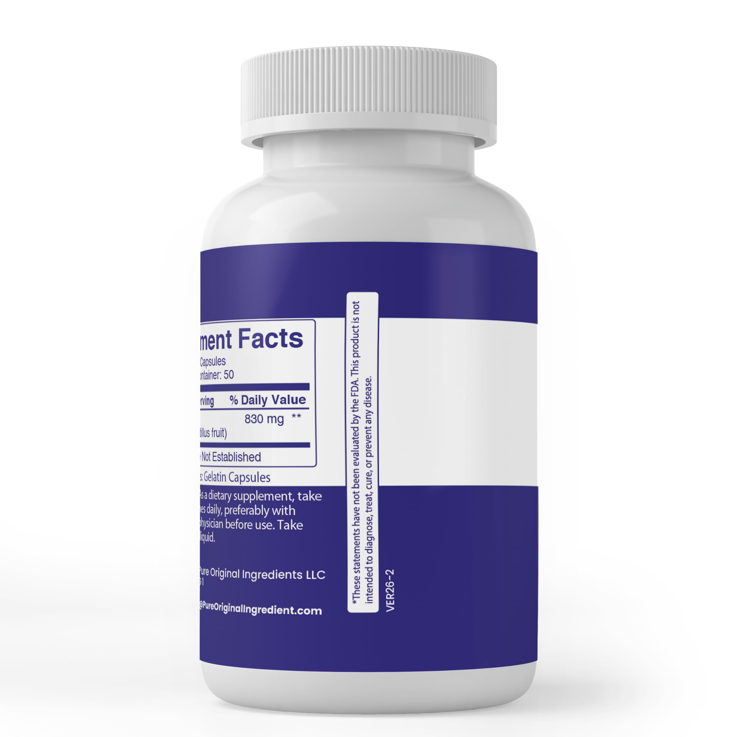 PURE ORIGINAL INGREDIENTS, Bilberry Extract, 100 Capsules — Amazon image 3